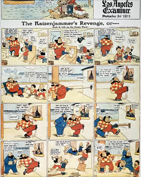 KATZENJAMMER KIDS, 1911. The Katzenjammers Revenge, or --Such is Life on the Ocean Wave