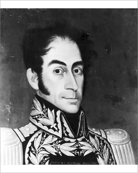 SIMON BOLIVAR (1783-1830). South American soldier, statesman, and revolutionary leader