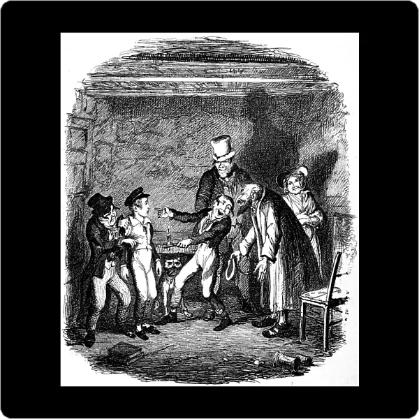 DICKENS: OLIVER TWIST. Olivers reception by Fagin and the boys
