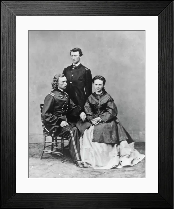 Framed Print : Print of George Armstrong Custer in Major General Uniform Framed Print : Print of George Armstrong Custer in Major General Uniform