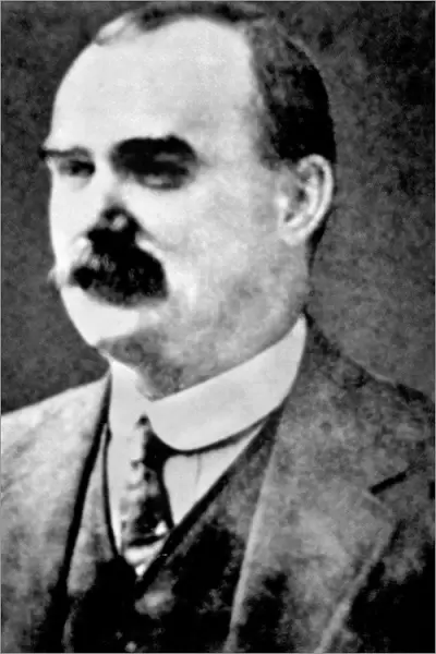 JAMES CONNOLLY (1870-1916). Irish socialist. Photograph, c1900