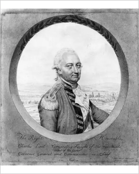CHARLES CORNWALLIS (1738-1805). 1st Marquess Cornwallis. English general and statesman