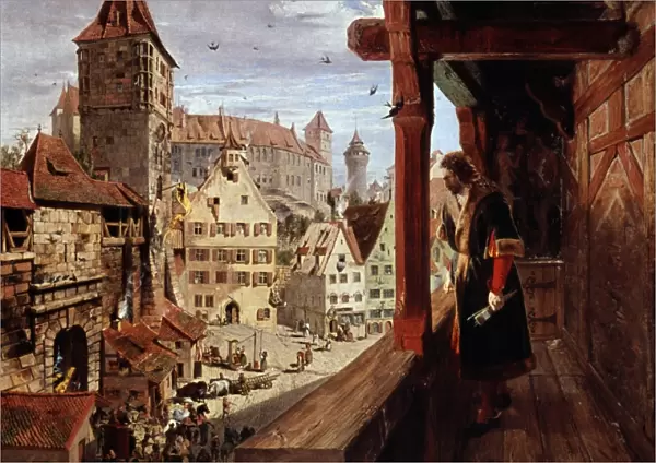 ALBRECHT DURER (1471-1528). Albrecht Durer of Nurnberg, German painter and engraver