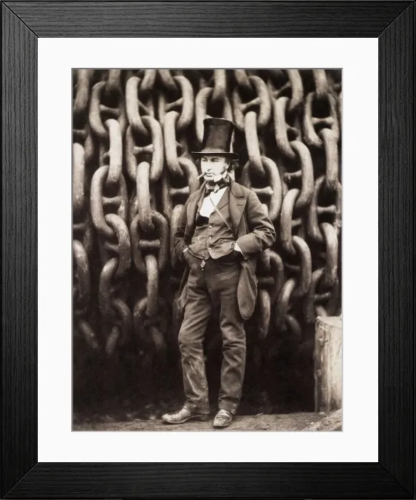 Framed Print : Print of Isambard Kingdom Brunel Framed Print : Print of Isambard Kingdom Brunel