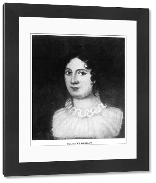 CLAIRE CLAIRMONT (1798-1879). (Clara Mary Jane). English mistress of Lord Byron