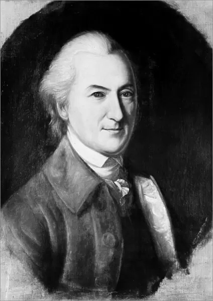 JOHN DICKENSON (1732-1808). American statesman. Oil on canvas by Charles Willson Peale