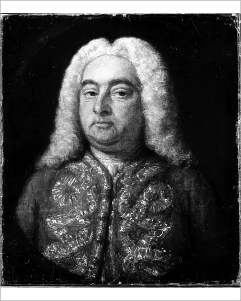 GEORGE FREDERICK HANDEL (1685-1759). German (naturalized British) composer. Oil on canvas