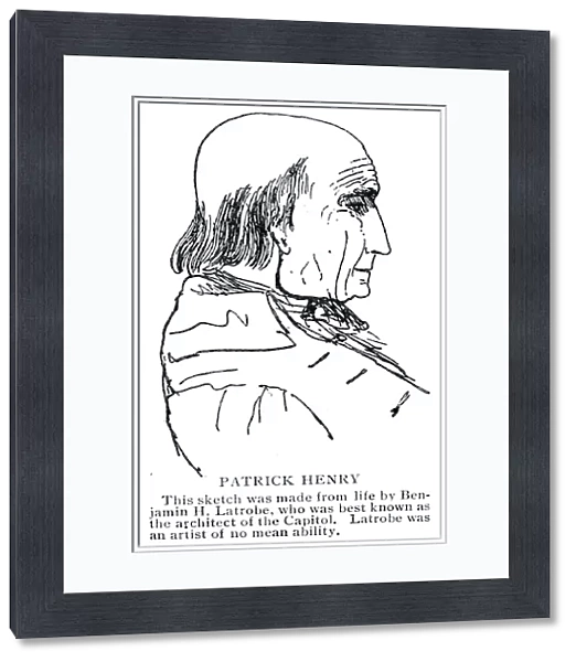 PATRICK HENRY (1736-1799). American Revolutionary leader