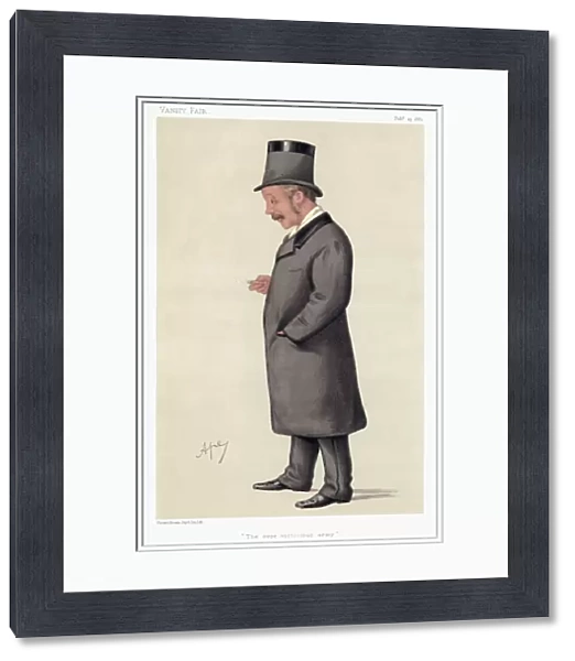 CHARLES GEORGE GORDON (1833-1885). English soldier. Caricature lithograph, 1881