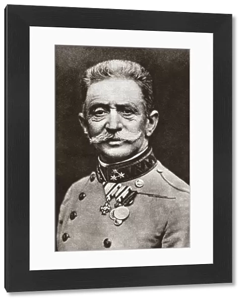 CONRAD VON HOTZENDORF (1852-1925). Austrian army officer. Photograph, c1914