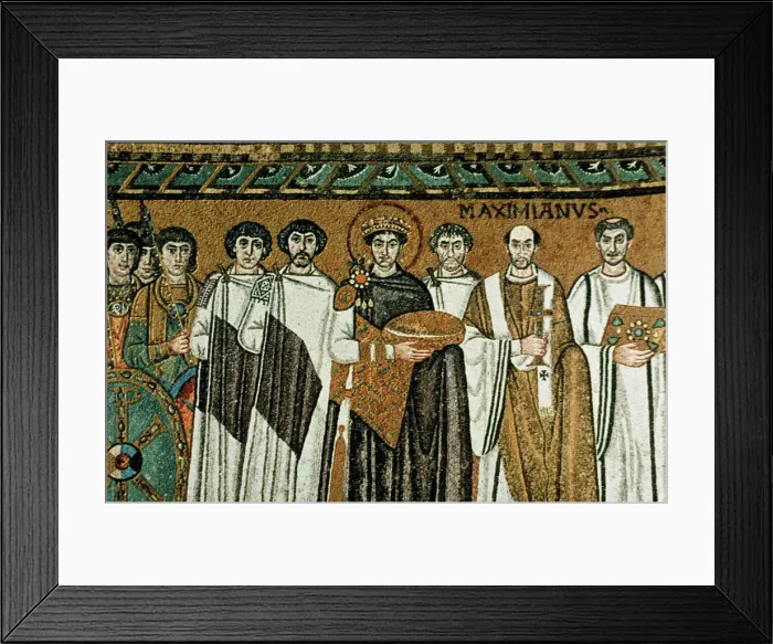 Framed Print : Print of Justinian I, Byzantine Emperor Framed Print : Print of Justinian I, Byzantine Emperor
