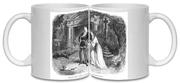 ROMEO AND JULIET, 1864. Scene from William Shakespeares Romeo and Juliet, performed