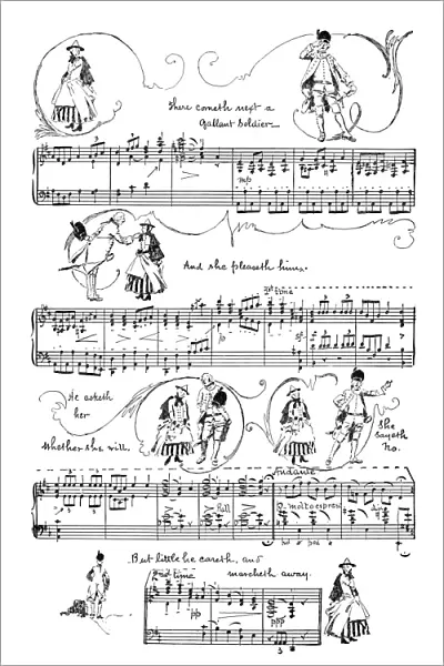 GILCHRIST: A MAIDs CHOICE. Fourth verse of A Maids Choice, a Musical Pastoral
