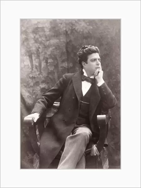 PIETRO MASCAGNI (1863-1945). Italian composer. Photographed in 1890