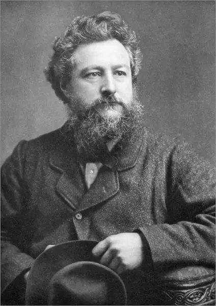 WILLIAM MORRIS (1834-1896). English artist and poet. Photographed on 21 March 1877