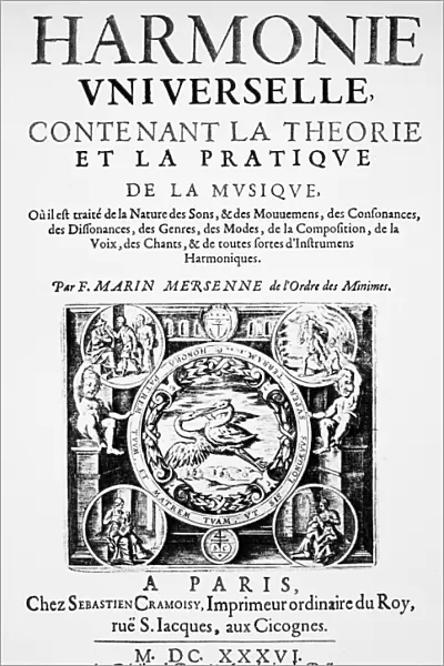 MARIN MERSENNE (1588-1648). French musician, mathematician, natural philosopher