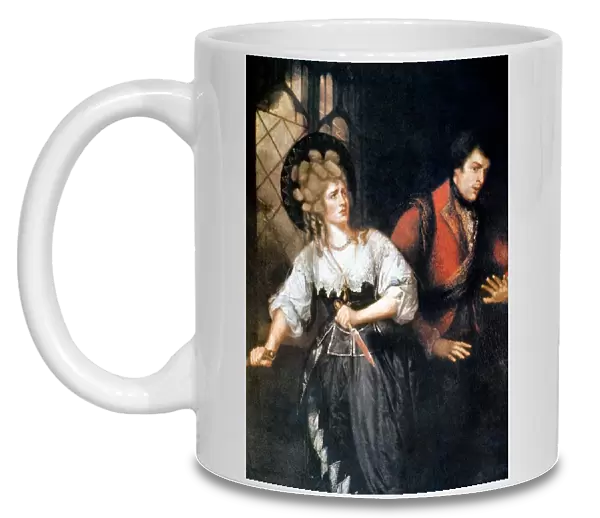 SARAH SIDDONS (1755-1831). British actress. Sarah Kemble Siddons as Lady Macbeth