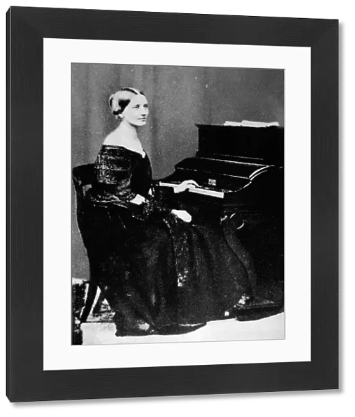 CLARA SCHUMANN (1819-1896). German pianist. Wife of Robert Schumann (1810-1856)