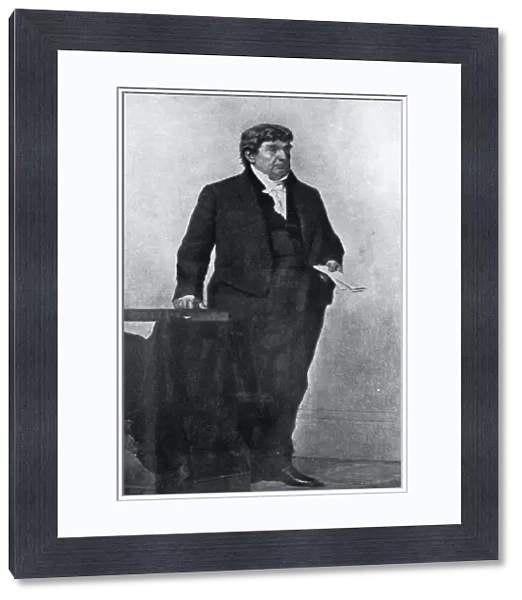 LEMUEL SHAW (1781-1861). American jurist. Painting of Judge Shaw by William Morris Hunt