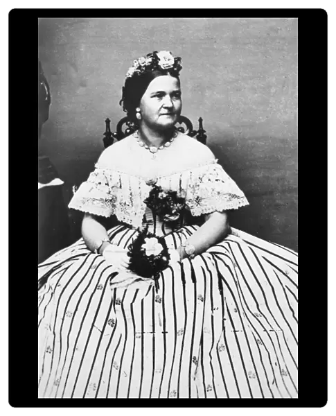 MARY TODD LINCOLN (1818-1882). Mrs. Abraham Lincoln