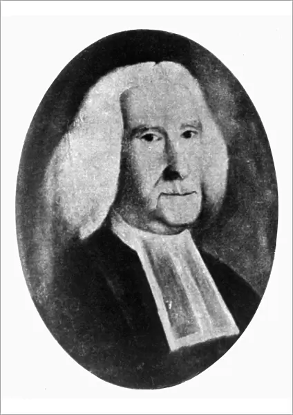 REVEREND WILLIAM SMITH. Father of American First Lady, Abigail Adams. Undated painting