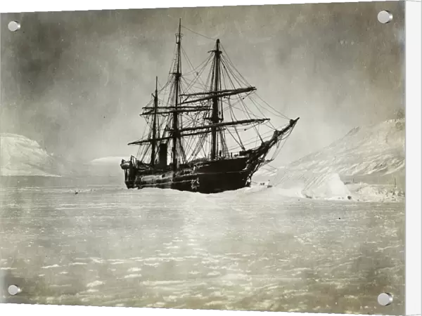 POLAR EXPEDITION, 1901. The ship America of the Baldwin-Ziegler North Pole Expedition