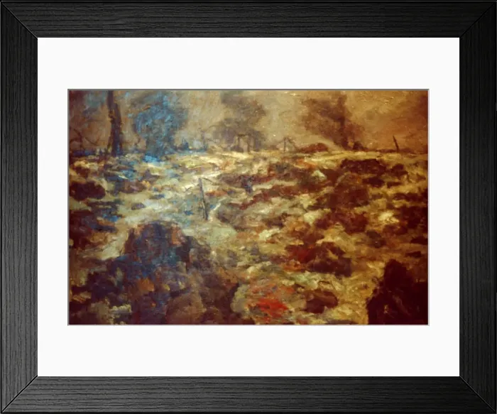 Framed Print : World War I: No Man's Land Print Framed Print : World War I: No Man's Land Print