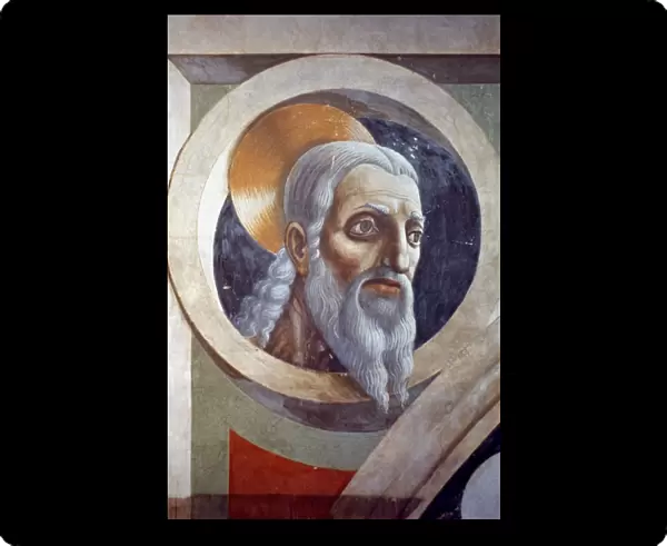 UCCELLO: PROPHET. Head of a Prophet. Fresco, c1443, by Paolo Uccello