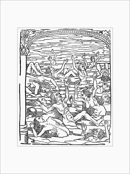 HELL: SEVEN DEADLY SINS. The Envious are immersed in freezing water as infernal