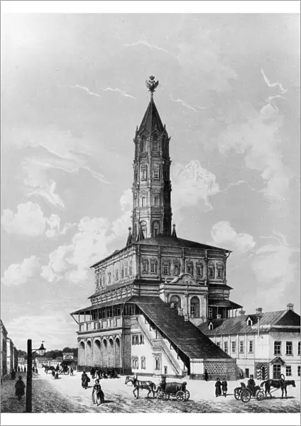 MOSCOW: SUKHAREV TOWER. The Sukharev Tower in Moscow, built in the 17th century