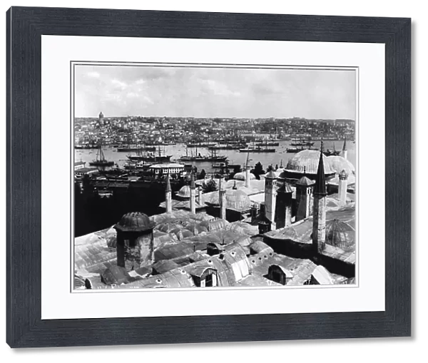 ISTANBUL: GOLDEN HORN. View of the Golden Horn from the Topkapi Palace in Istanbul, Turkey