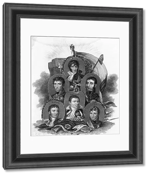 FRENCH MARSHALLS. Napoleons marshalls: Joachim Murat, Andre Massena, Michel Ney
