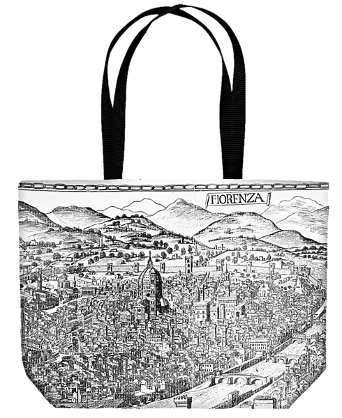 ITALY: FLORENCE, c1500. Detail of a woodcut attributed to Lucantonio degli Uberti