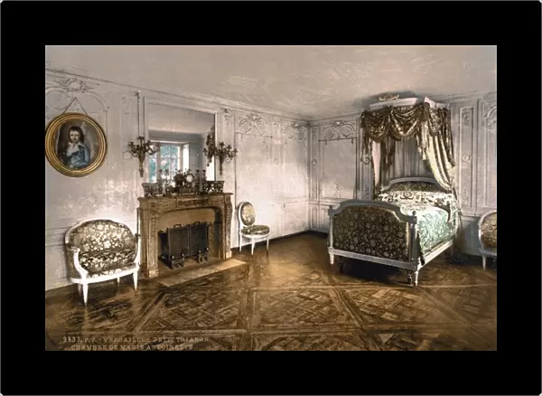 VERSAILLES: CHAMBER. Chamber of Queen Marie Antoinette in the Petit Trianon at