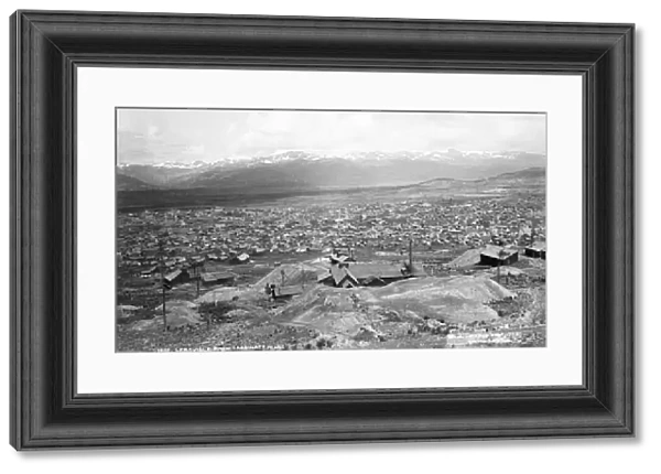 COLORADO: LEADVILLE, c1880. Leadville, Colorado, from Carbonate Hill