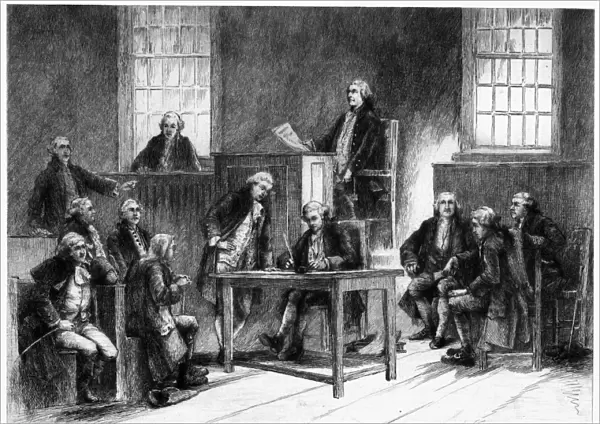 CONCORD MEETING HOUSE. A meeting at the time of the American Revolution in the