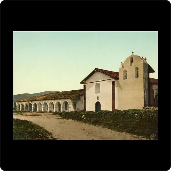 MISSION SANTA INES, c1898. Mission built in 1804 by Father Estevan Tapis at Solvang, California