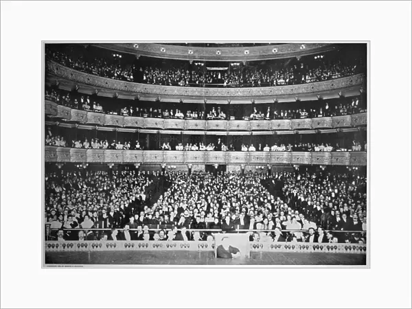 METROPOLITAN OPERA, 1895. The Interior of the Metropolitan Opera House, New York