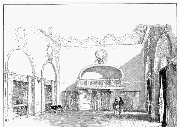 MADISON SQUARE GARDEN. Foyer, or supper room, of the second incarnation of Madison Square Garden
