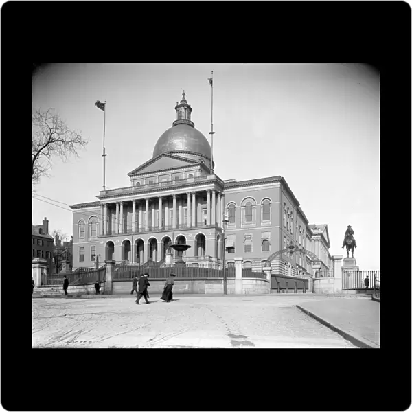 BOSTON: STATE HOUSE, c1905. The Massachusetts State House in Boston, Massachusetts