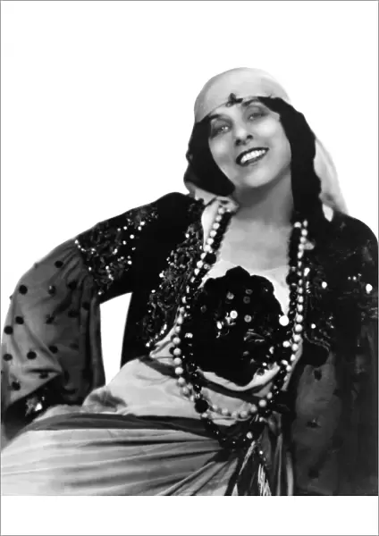 GERALDINE FARRAR (1882-1967). American operatic soprano. In the title role of Carmen