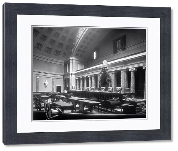 SUPREME COURT, c1925. The interior of U. S. Supreme Court Room in the Capitol, Washington, D
