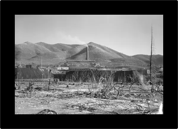 IDAHO: LEAD MINE, 1936. A view of the Bunker Hill mine in Kellogg, Idaho, the largest