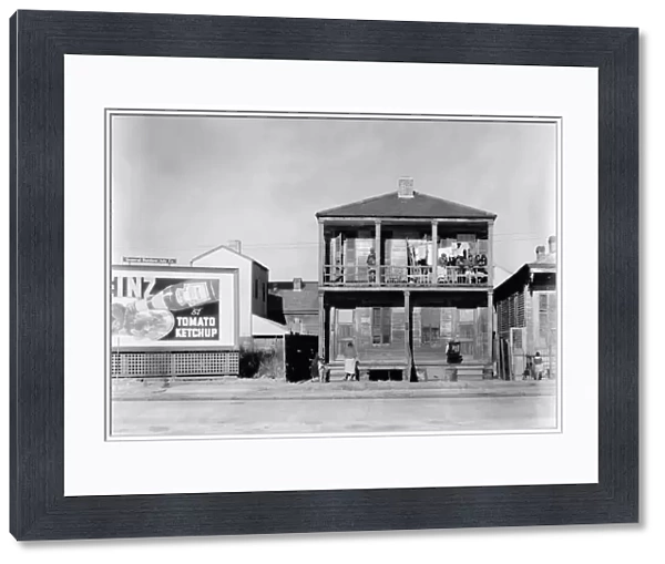 NEW ORLEANS: HOUSE, 1936. A view of a house in New Orleans, Louisiana
