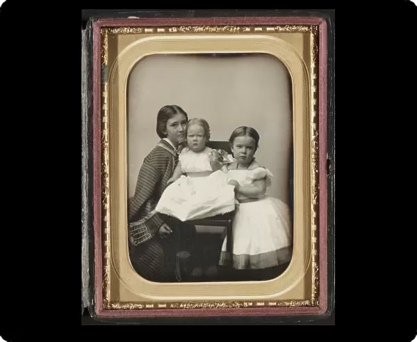 CHILDREN, c1860. Portrait of Gertrude Mercer Hubbard Grossman, Roberta Wolcott Hubbard Bell