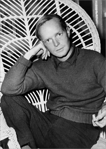 TRUMAN CAPOTE (1924-1984). American writer. Photograph by Roger Higgins, 1959