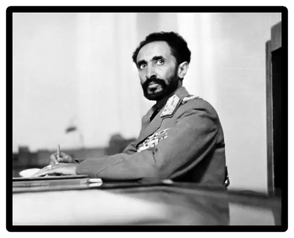 HAILE SELASSIE (1892-1975). Emperor of Ethiopia, 1930-1974