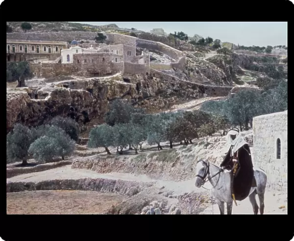 JERUSALEM: GEHENNA. The valley of Gehenna and Akeldama southwest of the Old City of Jerusalem