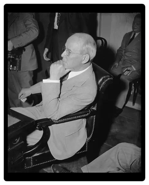 CHARLES TOBEY (1880-1953). American Senator from New Hampshire. Photograph, 25 May 1939
