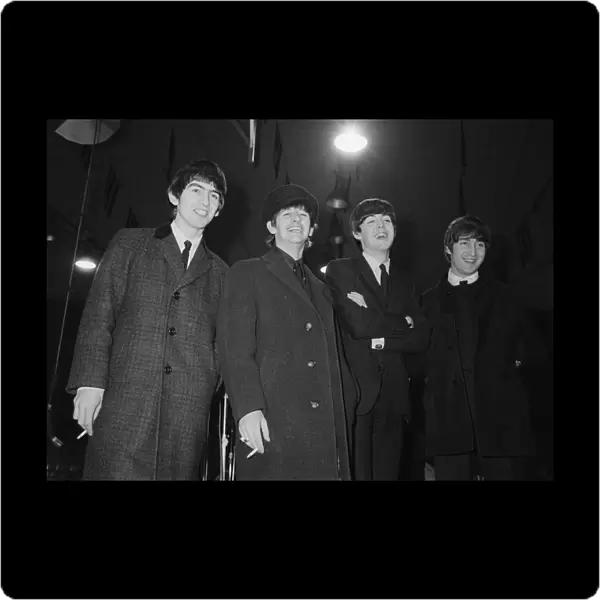 THE BEATLES, 1964. The Beatles in Washington, D. C. on their first visit to the United States